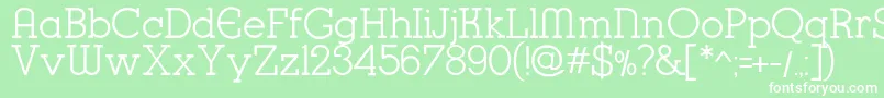 K22KarnakDeco Font – White Fonts on Green Background