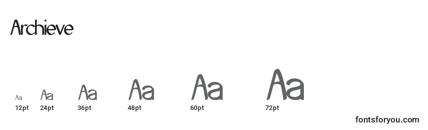 Archieve Font Sizes
