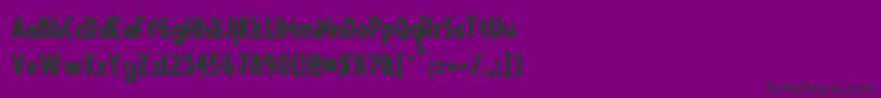 fuente CrystalDecoBold – Fuentes Negras Sobre Fondo Morado