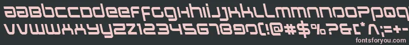 Stareagleleft Font – Pink Fonts on Black Background