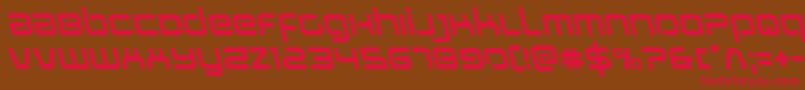 Stareagleleft Font – Red Fonts on Brown Background