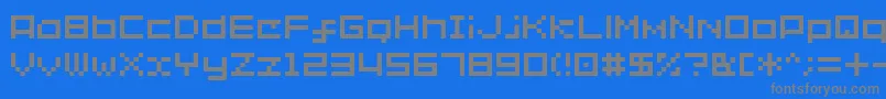 Шрифт Sg02 – серые шрифты на синем фоне