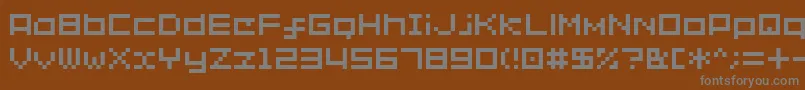 Шрифт Sg02 – серые шрифты на коричневом фоне