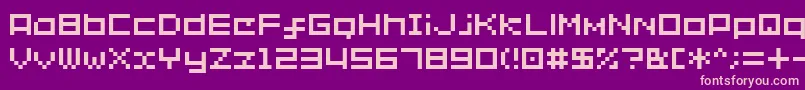 Шрифт Sg02 – розовые шрифты на фиолетовом фоне