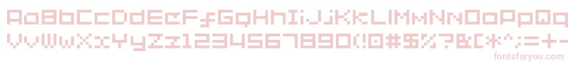 Шрифт Sg02 – розовые шрифты на белом фоне