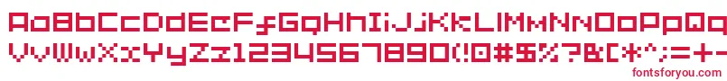 Шрифт Sg02 – красные шрифты на белом фоне