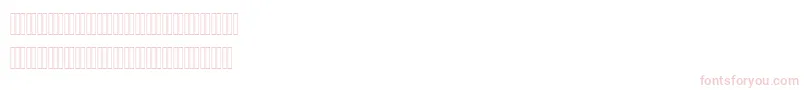 YakoutLatinFiguresLight-Schriftart – Rosa Schriften auf weißem Hintergrund