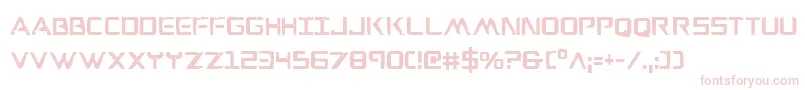 WarEagleCondensed Font – Pink Fonts on White Background