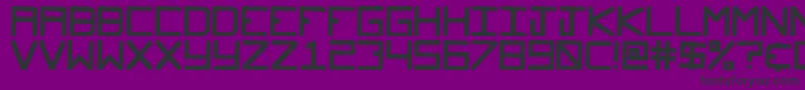 Glockenspiel Font – Black Fonts on Purple Background