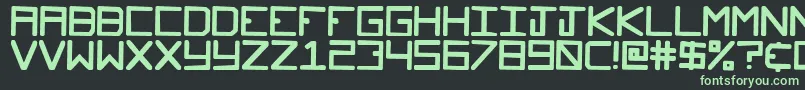 Lisätietoja Glockenspiel-fontista Glockenspiel-fontti – vihreät fontit mustalla taustalla