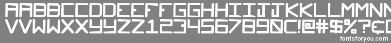 Glockenspiel Font – White Fonts on Gray Background
