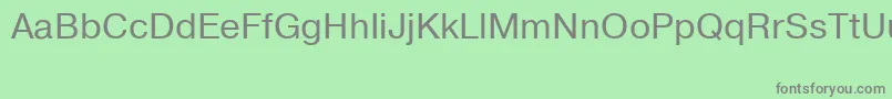 Pragmaticatt Font – Gray Fonts on Green Background