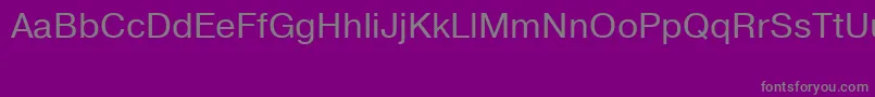 Pragmaticatt Font – Gray Fonts on Purple Background