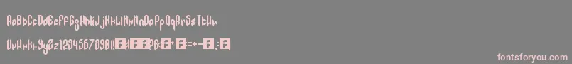 ModGothic Font – Pink Fonts on Gray Background