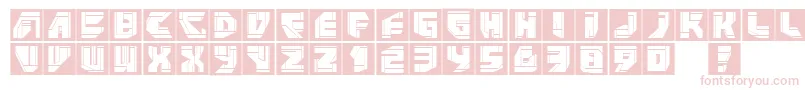 Neopansquares-Schriftart – Rosa Schriften