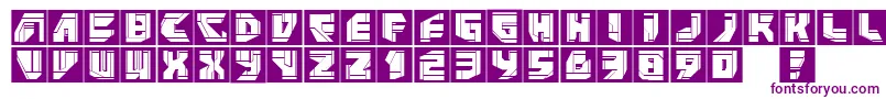 Neopansquares Font – Purple Fonts on White Background