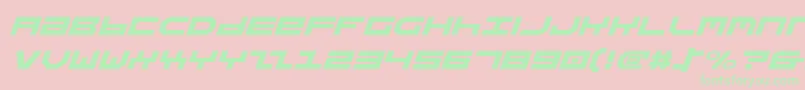 Stuntv2ei Font – Green Fonts on Pink Background