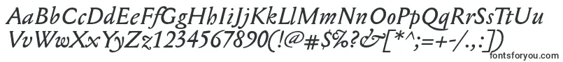 フォントMediaevalItalic – Windows用フォント