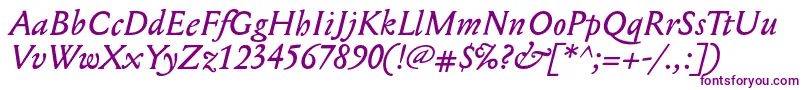 MediaevalItalic Font – Purple Fonts