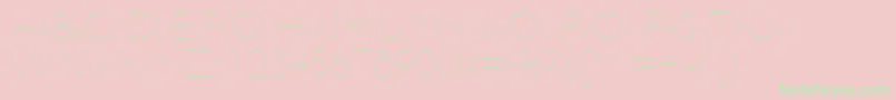 Police UltimapdbaHairlinesmallcap – polices vertes sur fond rose