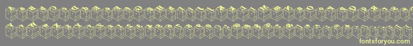 Saiba mais sobre a fonte Leadtypeleftinked Fonte Leadtypeleftinked – fontes amarelas em um fundo cinza