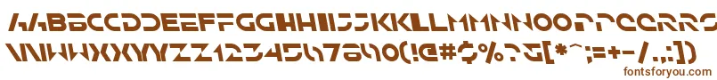 SfSolarSailerItalic Font – Brown Fonts on White Background
