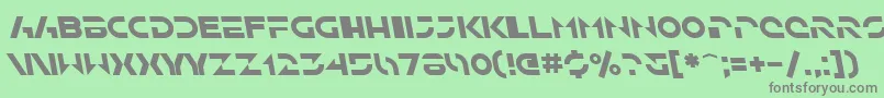 SfSolarSailerItalic Font – Gray Fonts on Green Background