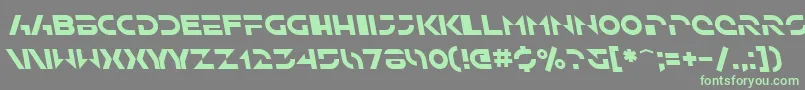 SfSolarSailerItalic-Schriftart – Grüne Schriften auf grauem Hintergrund