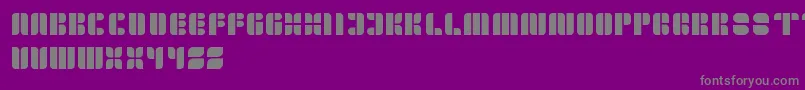 GoldenBar Font – Gray Fonts on Purple Background