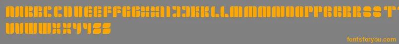 GoldenBar Font – Orange Fonts on Gray Background