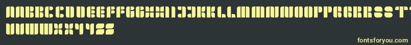 GoldenBar Font – Yellow Fonts on Black Background