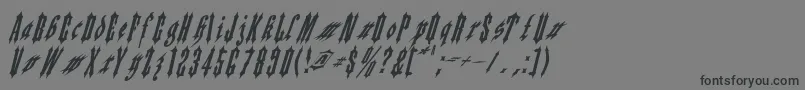 Applesauce02 Font – Black Fonts on Gray Background
