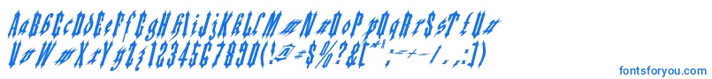 Шрифт Applesauce02 – синие шрифты