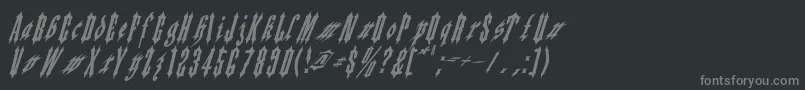 Applesauce02-Schriftart – Graue Schriften auf schwarzem Hintergrund