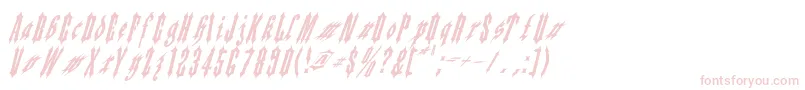 Applesauce02-Schriftart – Rosa Schriften auf weißem Hintergrund