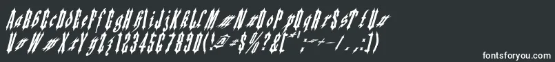 Шрифт Applesauce02 – белые шрифты