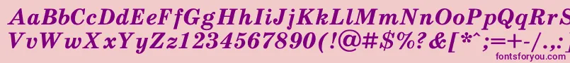 Schoolb2 Font – Purple Fonts on Pink Background