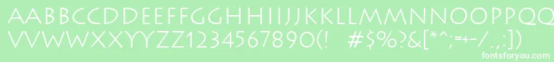 フォントWizard2 – 緑の背景に白い文字