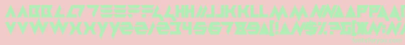 Masterblast Font – Green Fonts on Pink Background