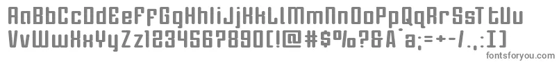 Darklighterexpand-fontti – harmaat kirjasimet valkoisella taustalla