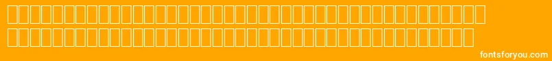 フォントWphv11n – オレンジの背景に白い文字