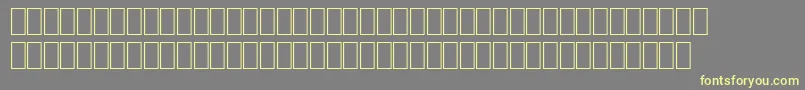 Wphv11n Font – Yellow Fonts on Gray Background