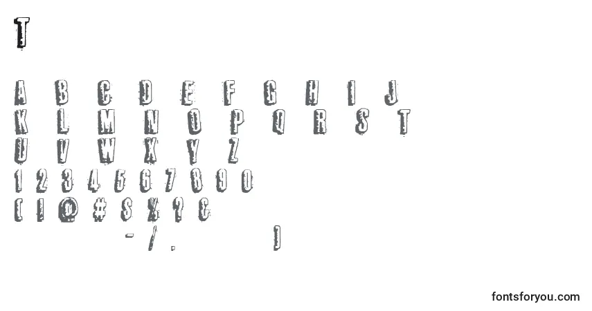 Шрифт Tworldbuzz – алфавит, цифры, специальные символы