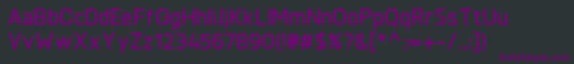 KnulBold Font – Purple Fonts on Black Background