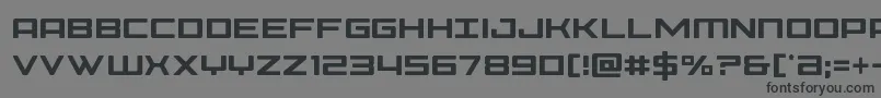 Phoeniciacond Font – Black Fonts on Gray Background