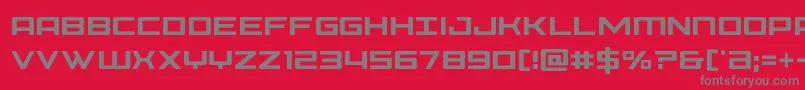 Phoeniciacond Font – Gray Fonts on Red Background