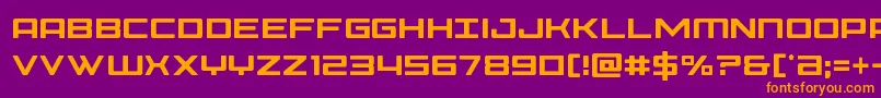 More about Phoeniciacond Font Phoeniciacond Font – Orange Fonts on Purple Background