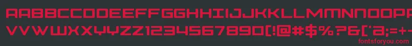 Phoeniciacond Font – Red Fonts on Black Background