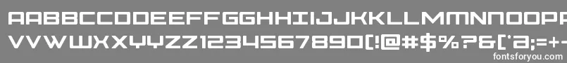 Phoeniciacond Font – White Fonts on Gray Background