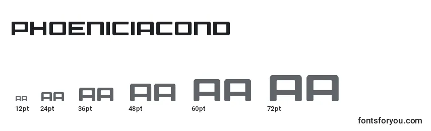 Phoeniciacond Font Sizes